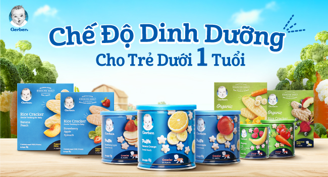 Chế độ dinh dưỡng cho trẻ dưới 1 tuổi